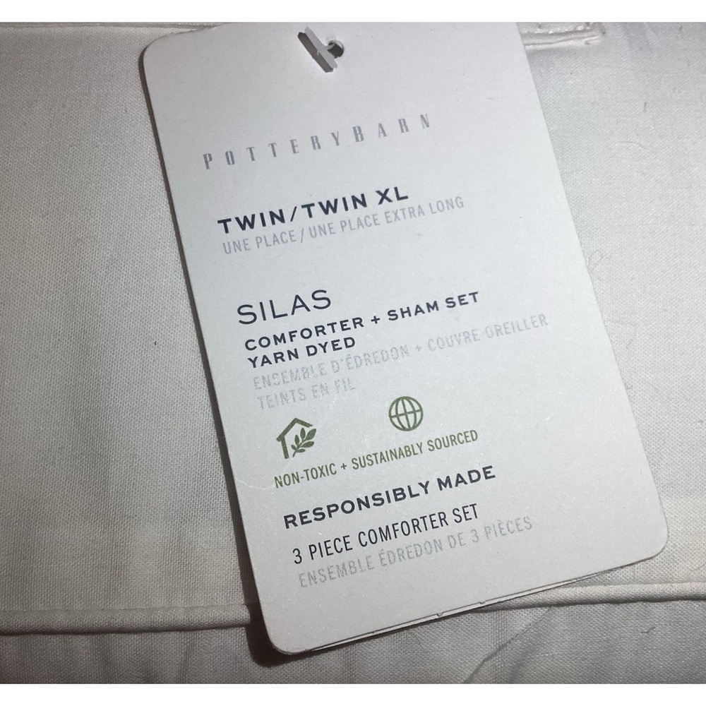 Pottery Barn Comforter Set Twin/Twin XL.  NWT - Picture 4 of 6